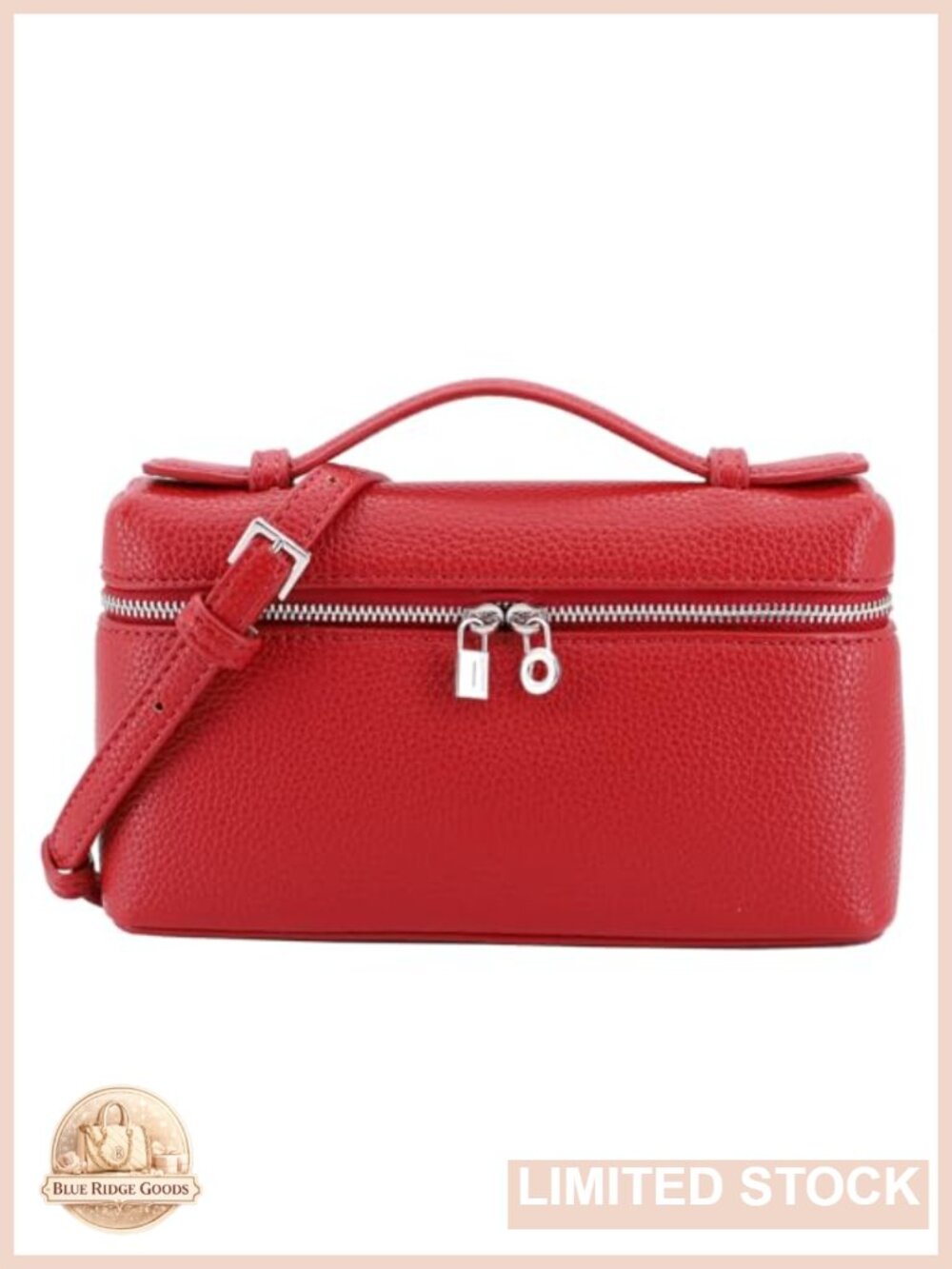 Faux Leather Crossbody Mini Top-Handle Pouch Bag
